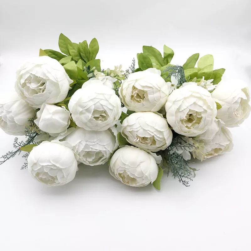 13 Heads Silk nhân tạo Bouquet