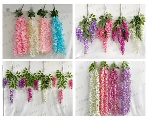 Làm thế nào để lựa chọn giữa lụa và pu nhân tạo wisteria?