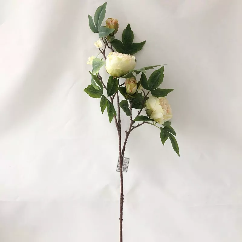 Hoa lụa hoa mẫu đơn nhân tạo
